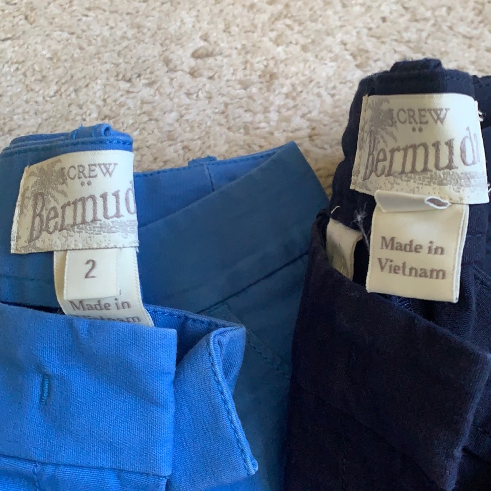 J Crew Bermuda shorts. Size 2.